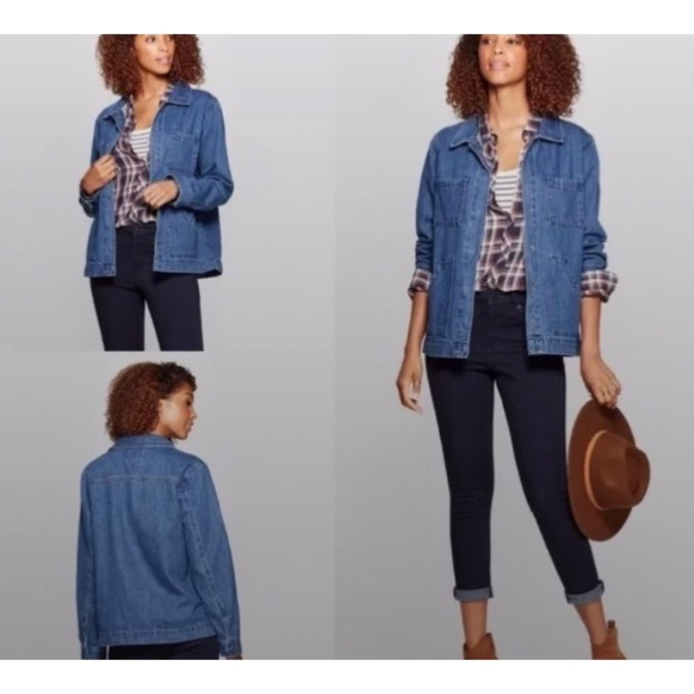 Universal Thread Denim Chore Barn Jacket Sz M